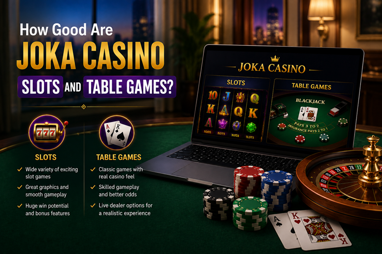 How Good Are Joka Casino Slots and Table Games? Joka Casino table games